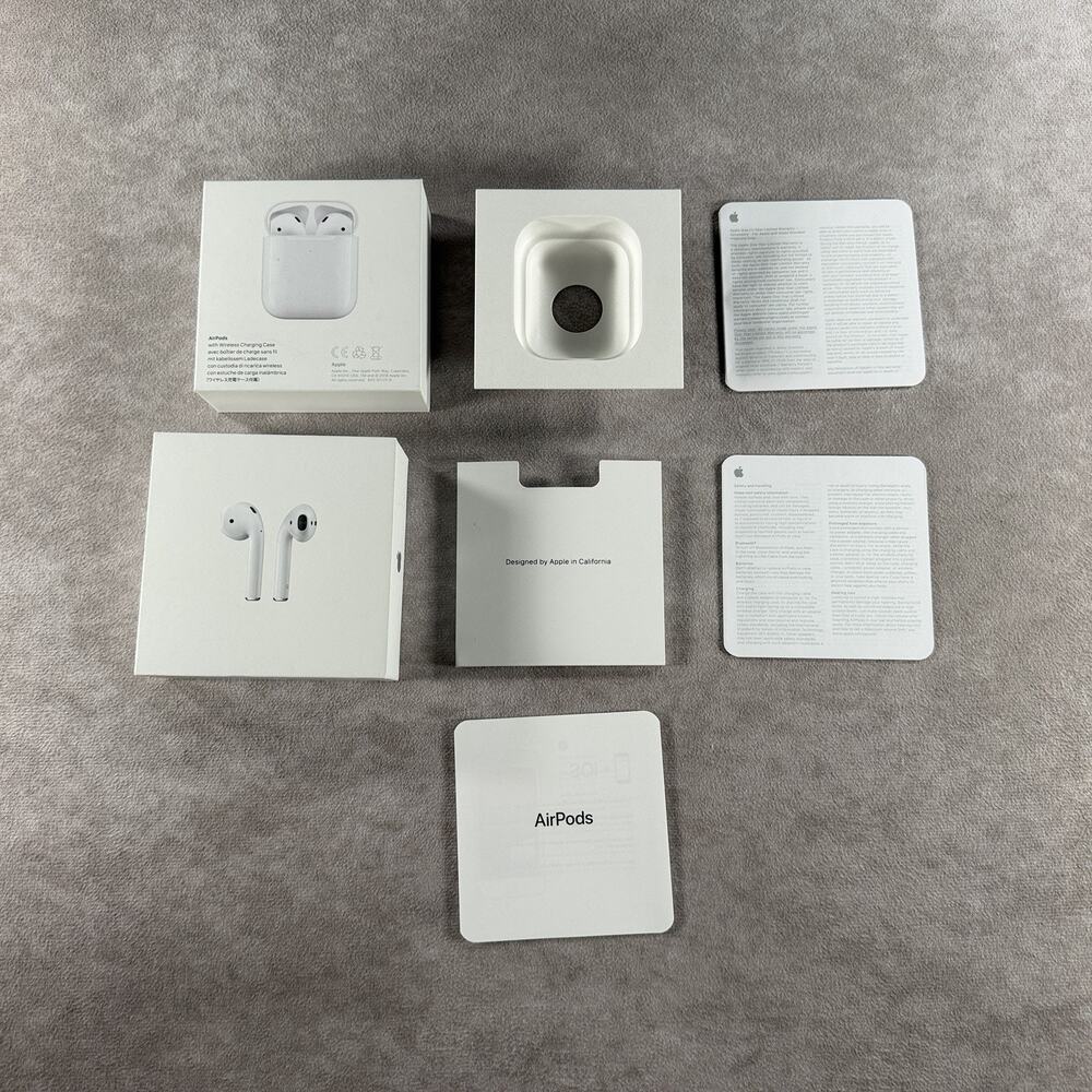 Orig APPLE EMPTY BOX AirPods w/ Charging Case A2032 A2031 MRJZAM/A Iphone
